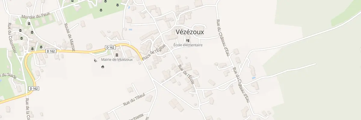 Plan du 3 Rue de l’Ecole à Vézézoux