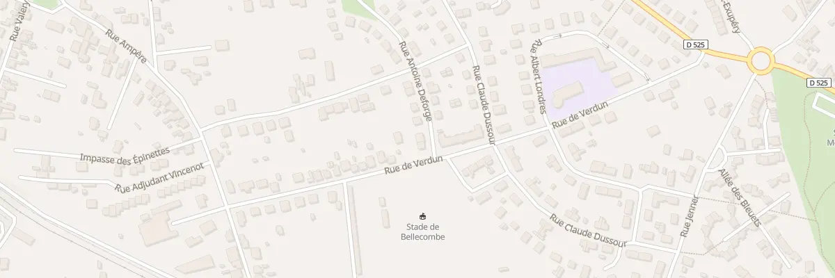 Plan du 47 Rue Antoine Deforge à Yzeure