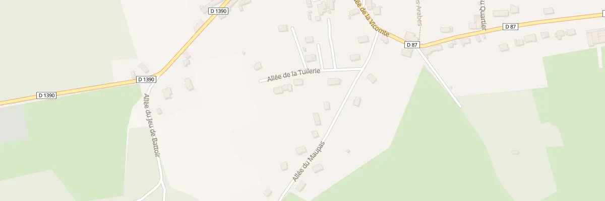 Plan du 7 All de la Tuilerie à Épaux-Bézu
