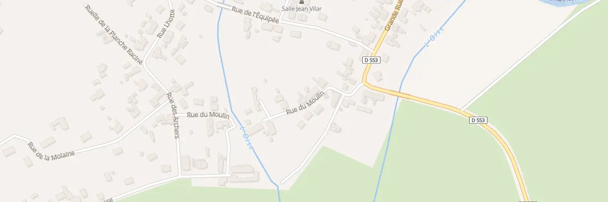 Plan du 10 Rue du Moulin à Beautor
