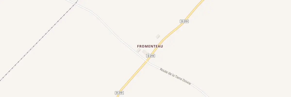 Plan du 1 Rte de Fromenteau à Paray-sous-Briailles