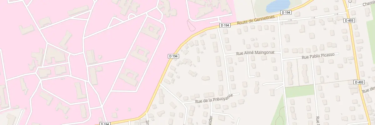 Plan du 50B Rte de Gennetines à Yzeure