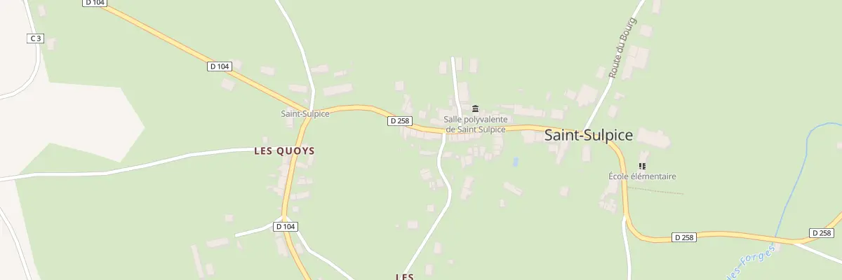Plan du 35 Rte du Bourg à Saint-Sulpice