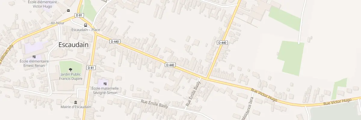 Plan du 43 Rue Victor Hugo à Escaudain