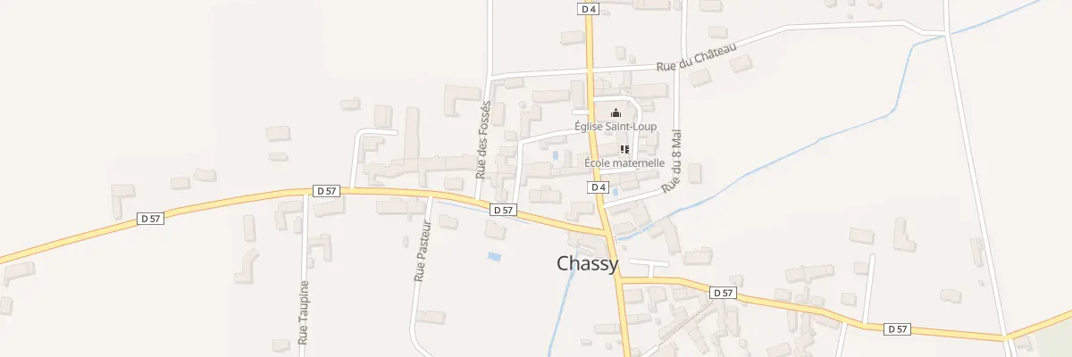 Plan du 4 Rue de Chaumont à Chassy