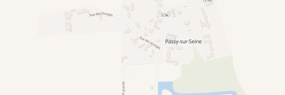 Plan du 25 Rue des Granges à Passy-sur-Seine