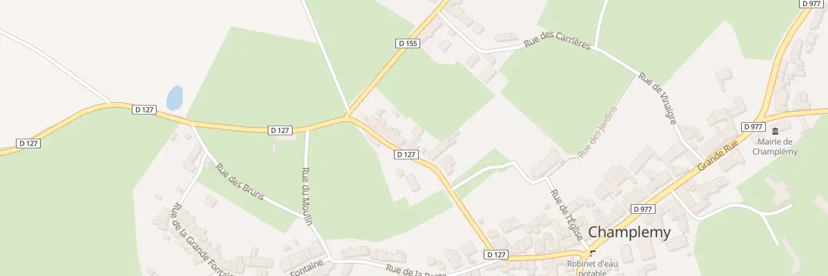 Plan du 14 Rue des Moreaux à Champlemy