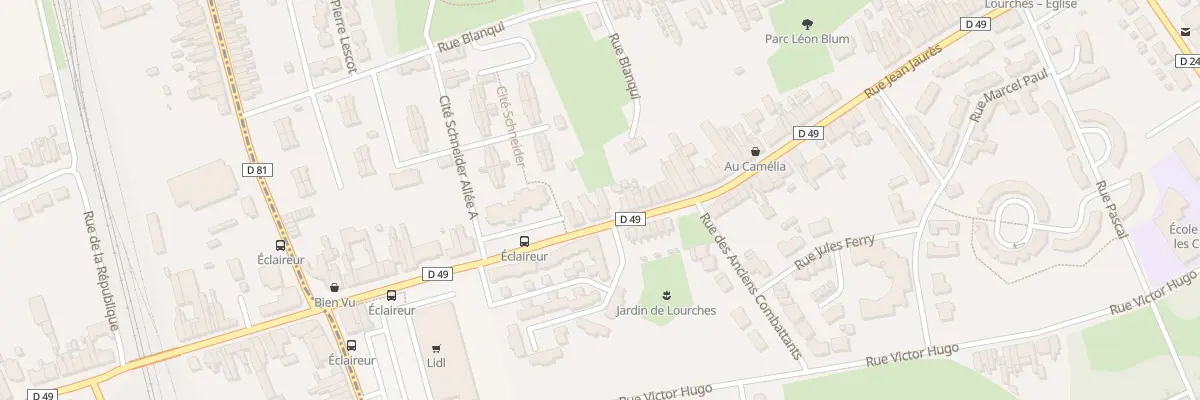 Plan du 219 Rue Jean Jaurès à Lourches