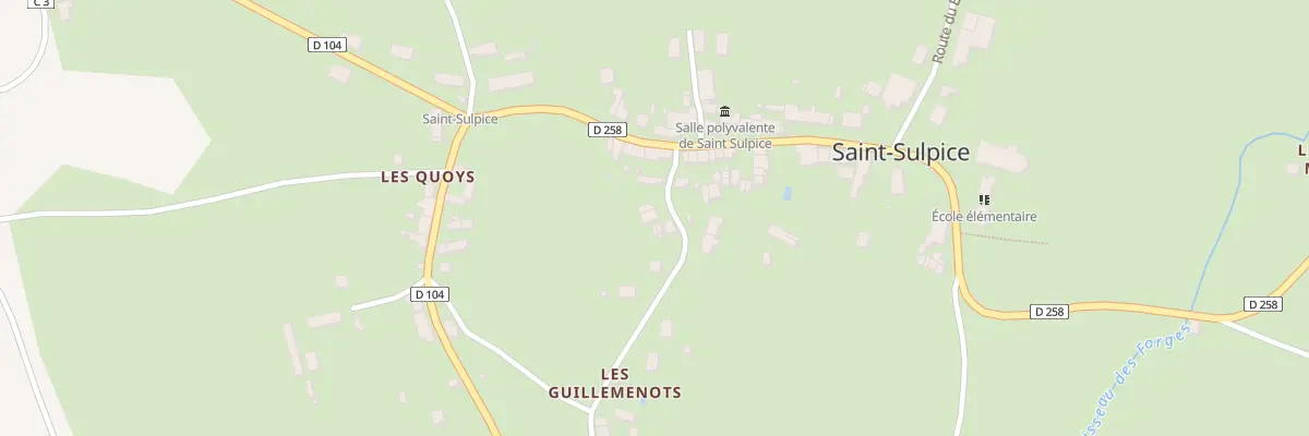 Plan du 2 Imp des Guillemenots à Saint-Sulpice