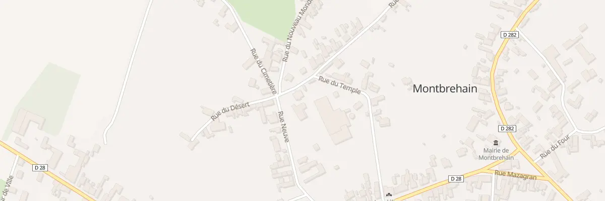 Plan du 2 Rue Arthur Macaigne à Montbrehain