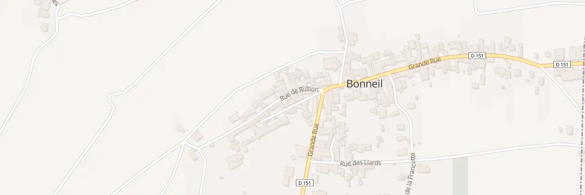 Plan du 1 Rue de Rullion à Bonneil