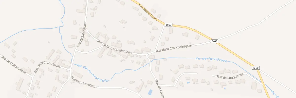 Plan du 15 Rue de la Croix Saint Jean à Lescherolles