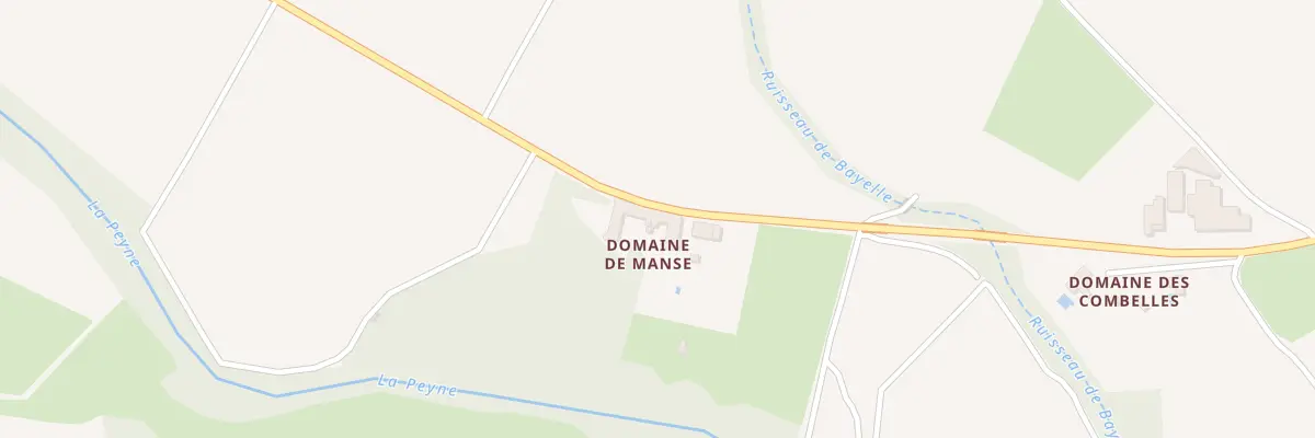Plan du 1770 Manse à Caux