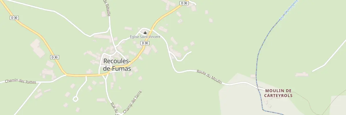 Plan du 5152 Recoules de Fumas à Recoules-de-Fumas