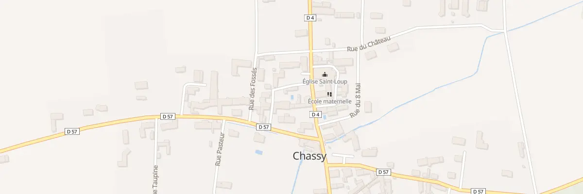 Plan du 1 Rue du Fort à Chassy