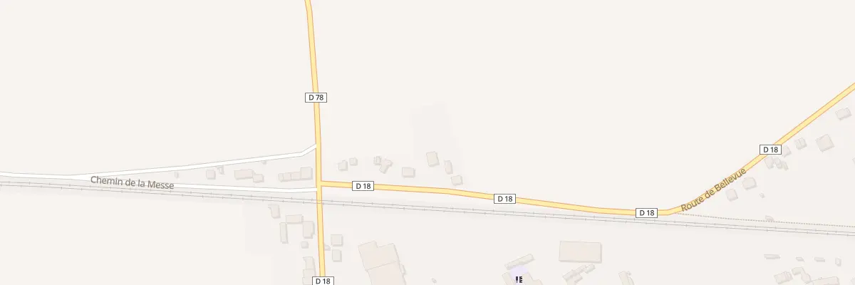 Plan du 5B Rte de Bellevue à Hermé