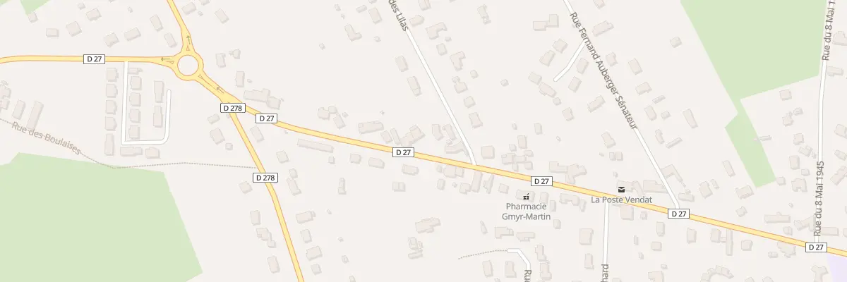 Plan du 48 Rue des Landes à Vendat