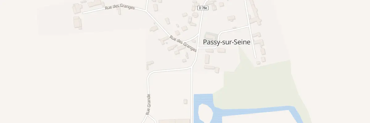 Plan du 27 Rue Grande à Passy-sur-Seine