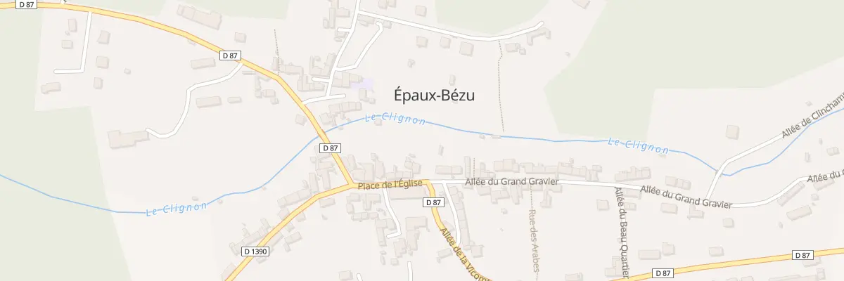Plan du 2 Pl de l’Église à Épaux-Bézu