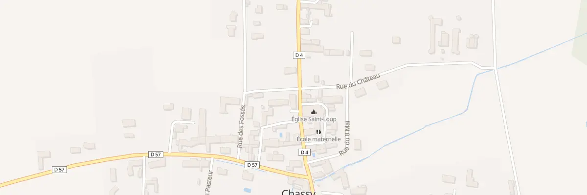 Plan du 7 Rue de Montchardon à Chassy