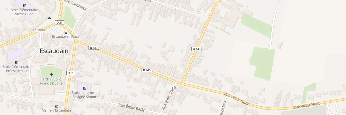 Plan du 51 Rue Victor Hugo à Escaudain