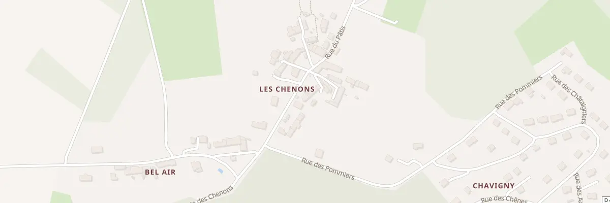 Plan du 10 Rue du Pâtis à Parly