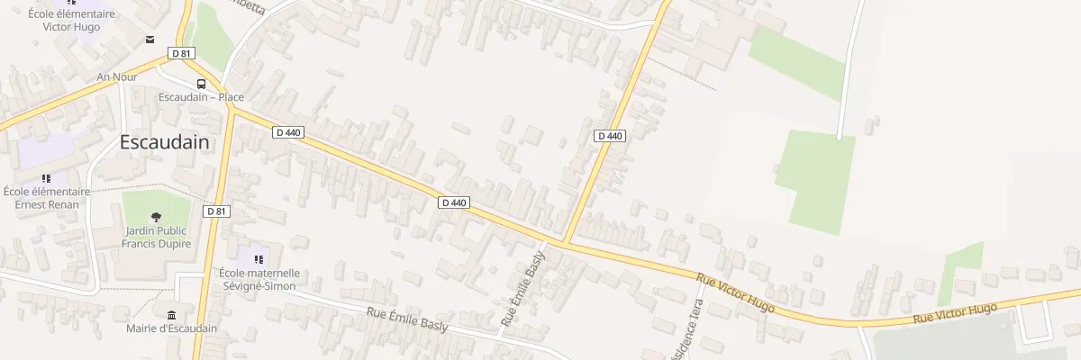 Plan du 53 Rue Victor Hugo à Escaudain
