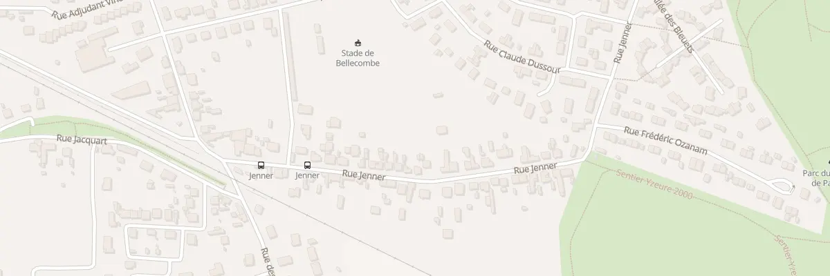 Plan du 33 Rue Jenner à Yzeure
