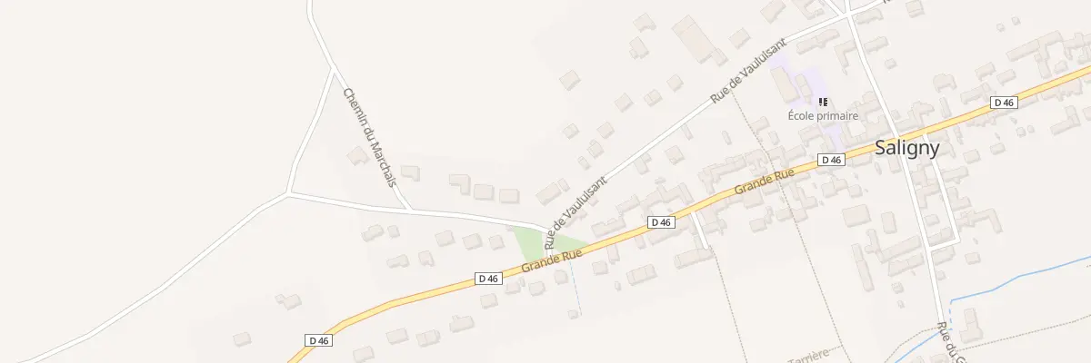 Plan du 20 Rue de Vauluisant à Saligny