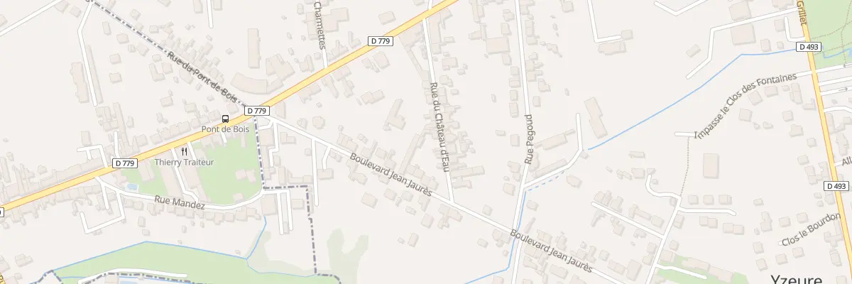 Plan du 3 Rue du Chateau-d’Eau à Yzeure