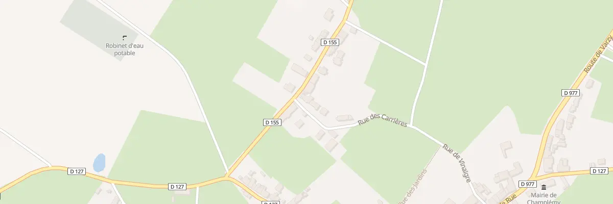 Plan du 3 Rue des Carrières à Champlemy