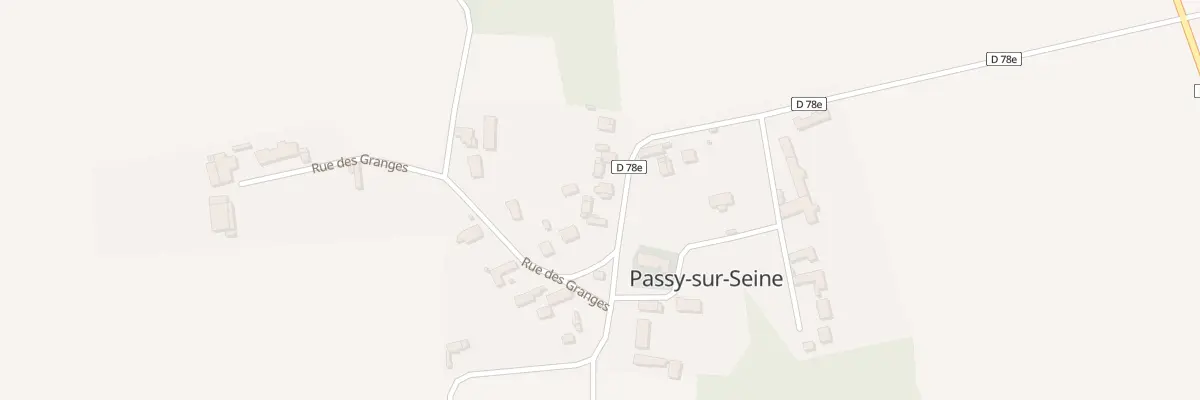 Plan du 14 Rue Grande à Passy-sur-Seine