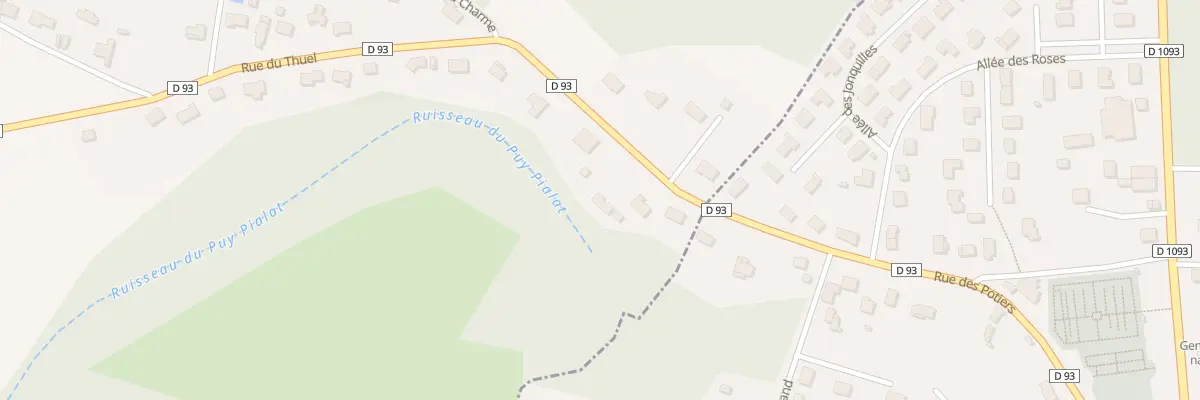 Plan du 4B Rue du Thuel les Pioliers à Villeneuve-les-Cerfs