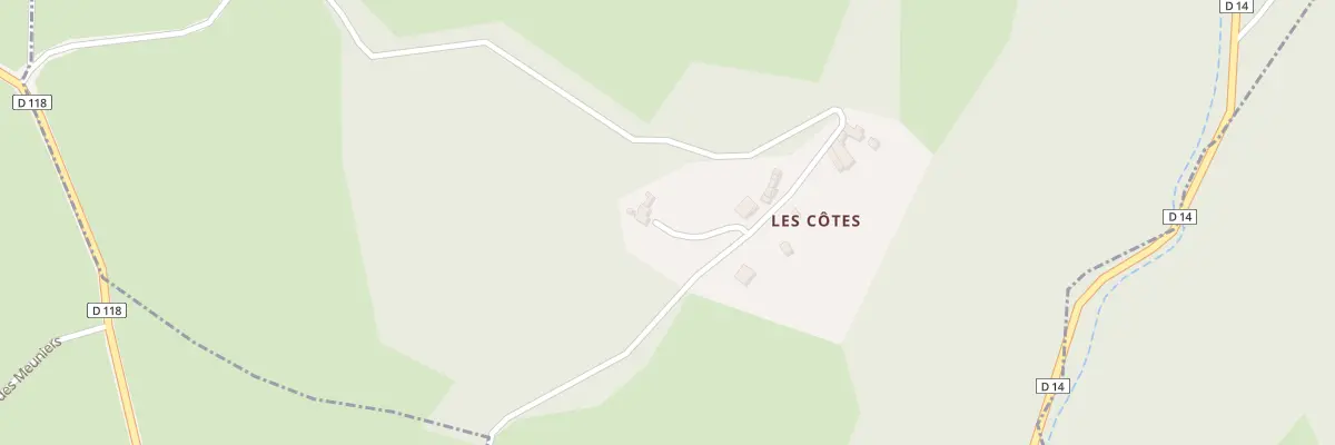 Plan du 5150 Les Cotes à Montmorin