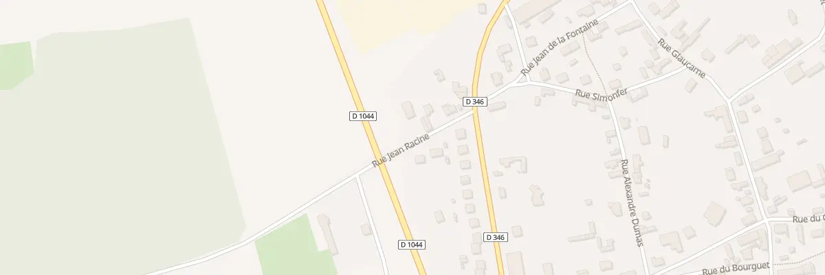 Plan du 6 Rue Jean Racine à Vendeuil