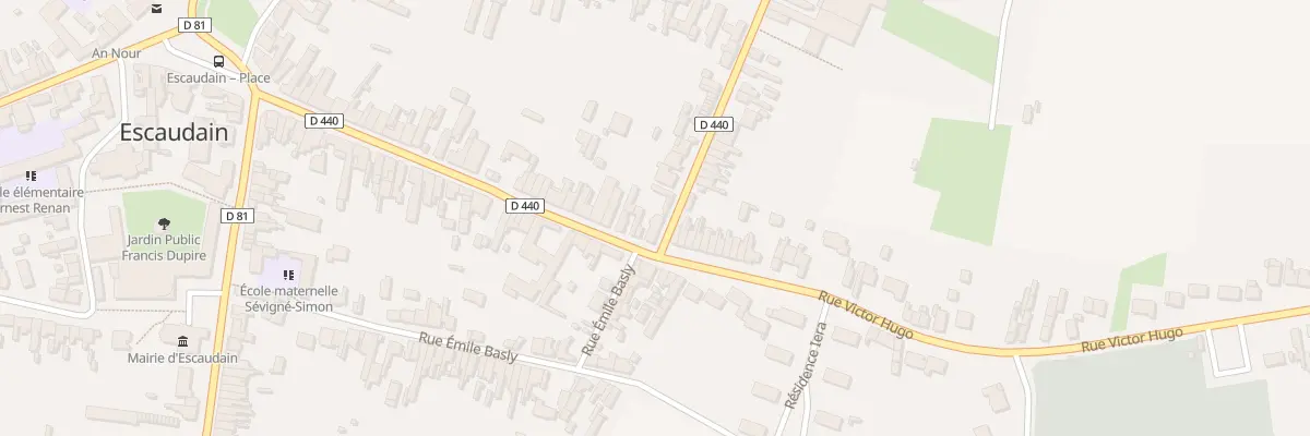 Plan du 57 Rue Victor Hugo à Escaudain