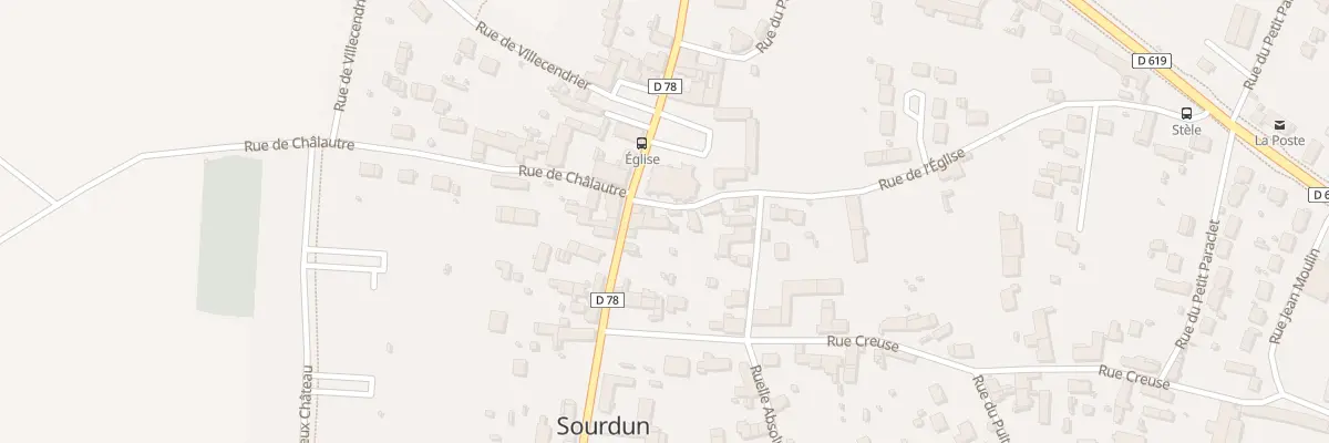 Plan du 4 Rue de l’Eglise à Sourdun