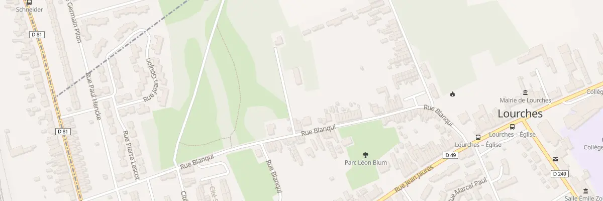 Plan du 254 Rue Blanqui à Lourches