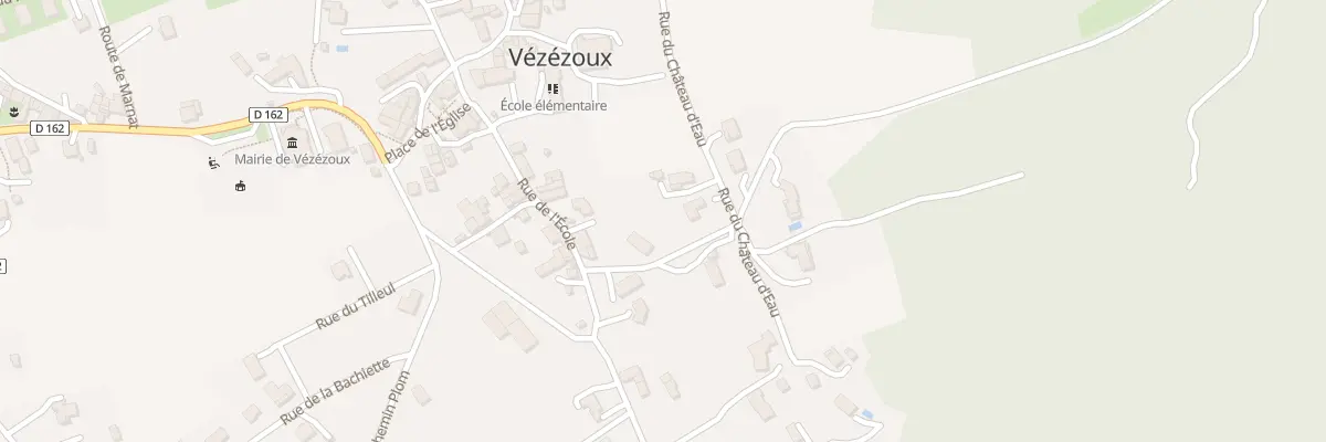 Plan du 5001 Rue du Fraisse à Vézézoux