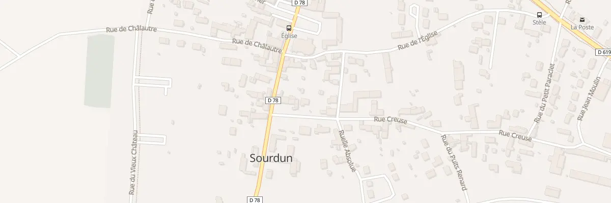 Plan du 5 Rue Creuse à Sourdun