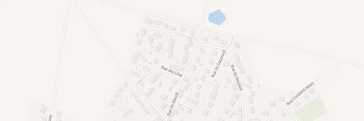 Plan du 11 Rue du Mesnil à Itancourt