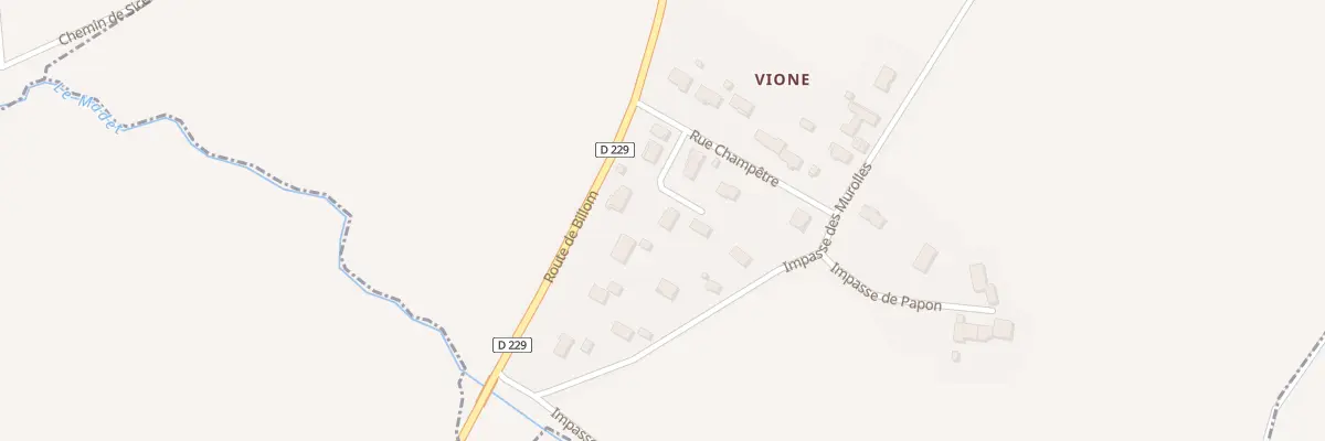 Plan du 5216 Lot Vione à Reignat