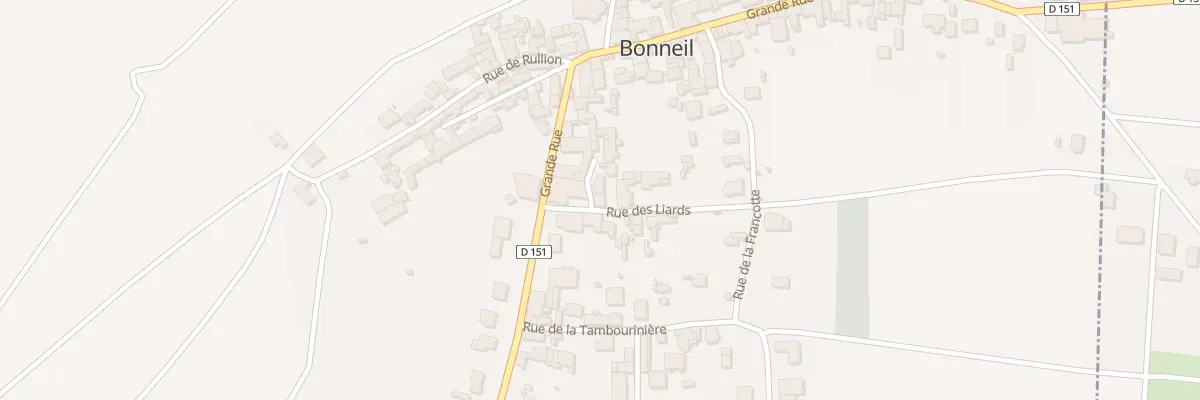 Plan du 3 Rue des Liards à Bonneil