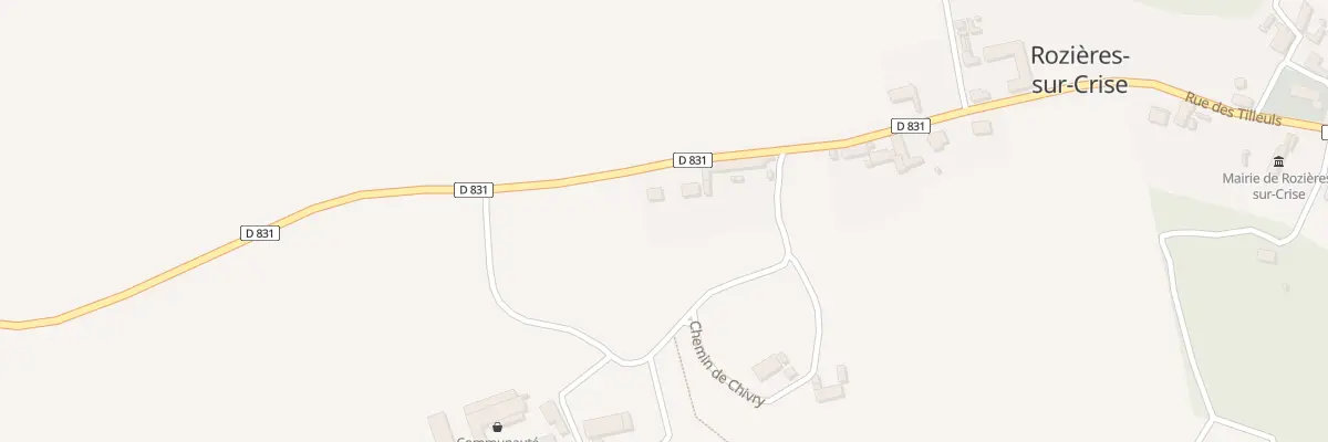 Plan du 1 Rue des Tilleuls à Rozières-sur-Crise
