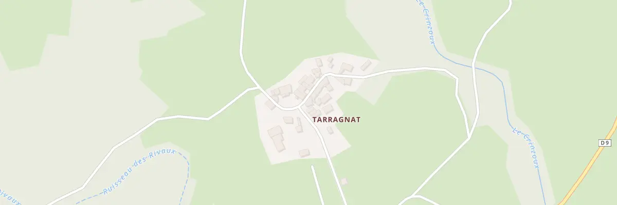 Plan du 123 Tarragnat à Sugères