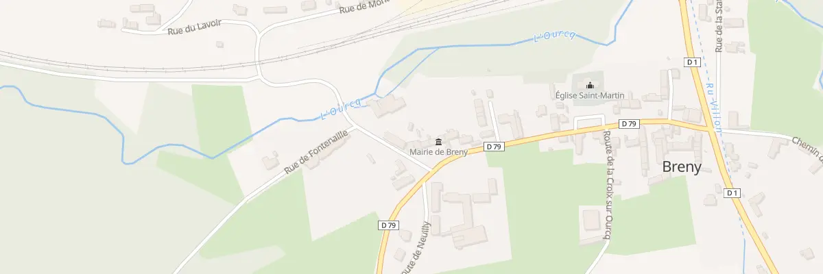 Plan du 2 Rue de Montbard à Breny