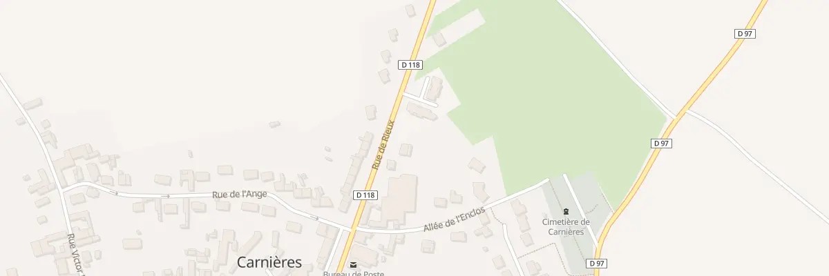 Plan du 20 Rue de Rieux à Carnières