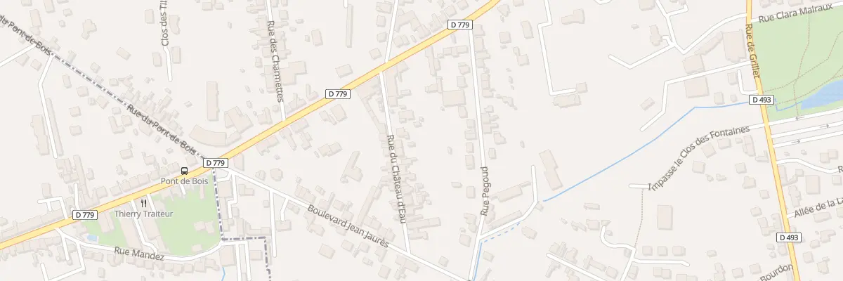 Plan du 22 Rue du Chateau-d’Eau à Yzeure