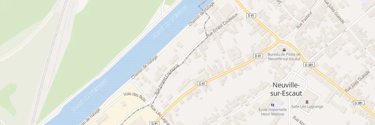Plan du 37 Rue Ernest Couteaux à Neuville-sur-Escaut