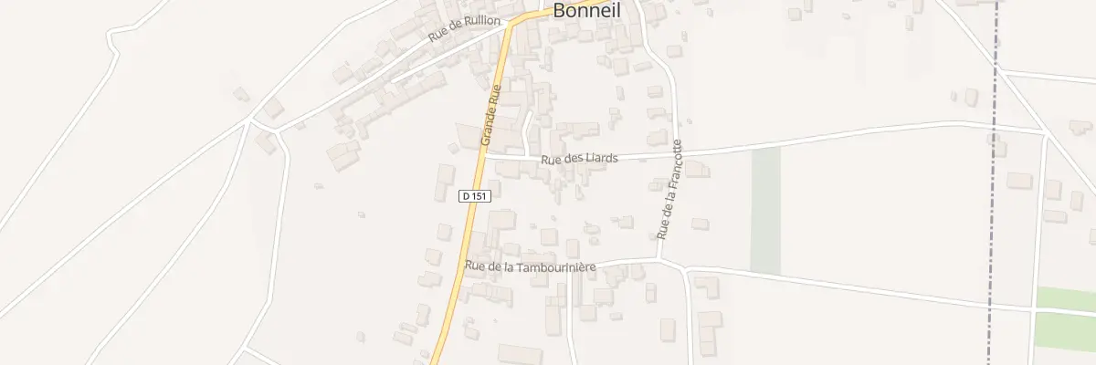 Plan du 6 Rue des Liards à Bonneil